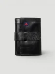 Snap Trifold Leather Wallet