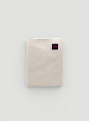 White Trifold Leather Wallet with Zip Pocket