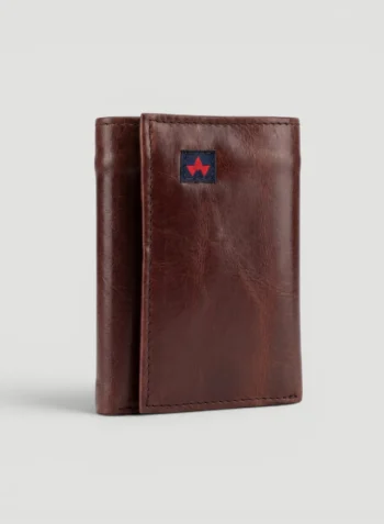 Lunatik Vintage Leather Trifold Wallet with Card Pocket